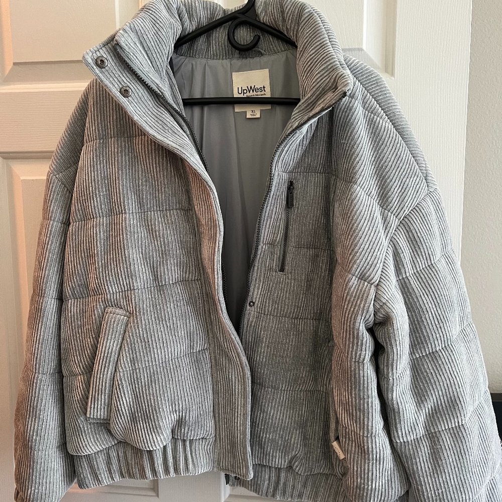 Light Blue Puffer Jacket
